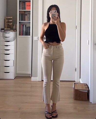Milla taş flare jean