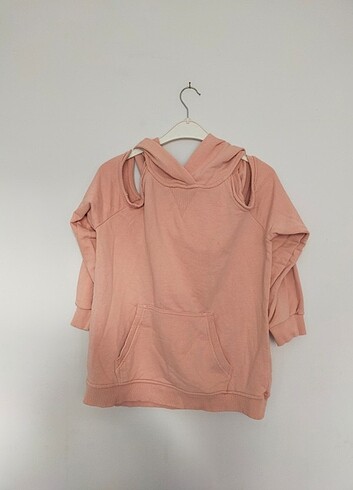 Twist kol dekolte swetshirt