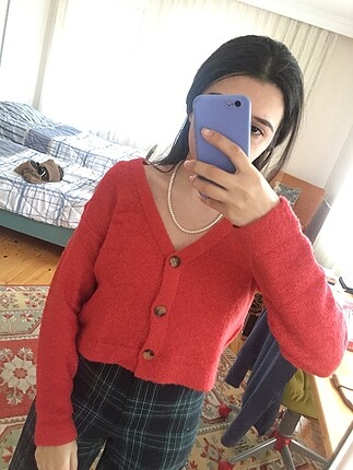 Crop hırka