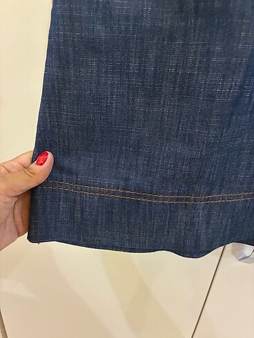 40 Beden 40 beden kot kısa elbise