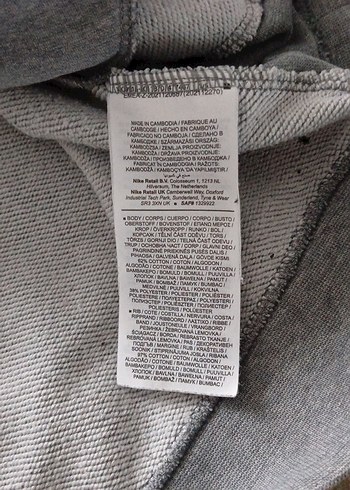 Jordan Gri Kapüşonlu Erkek Sweatshirt orjinal - Görsel 4