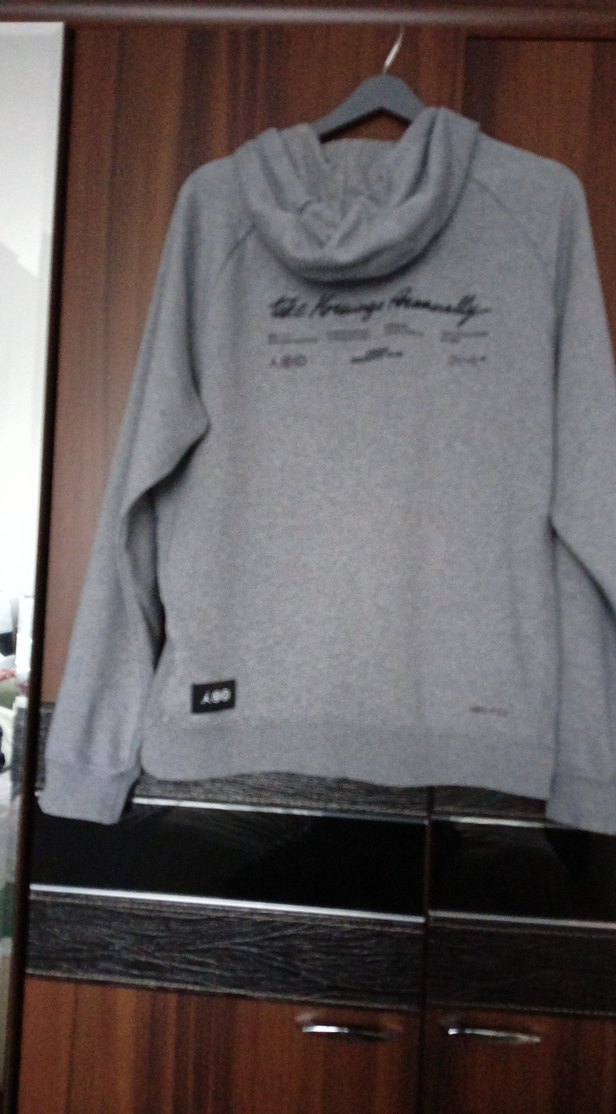 Jordan Gri Kapüşonlu Erkek Sweatshirt orjinal - Görsel 2