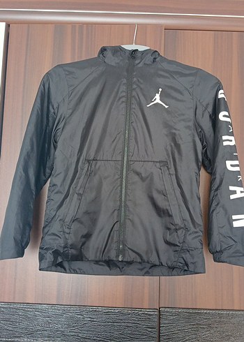 Jordan Siyah Fermuarlı Erkek Yağmurluk çocuk için - Görsel 2