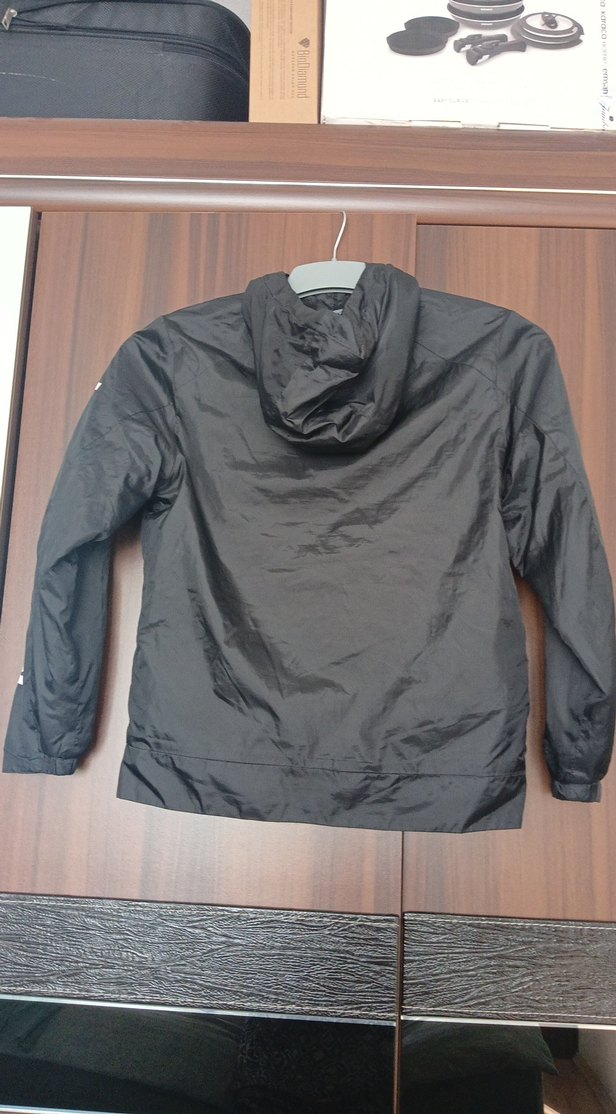 Jordan Siyah Fermuarlı Erkek Yağmurluk çocuk için - Görsel 3