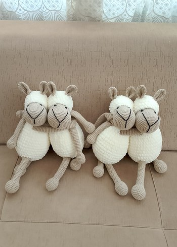 Beyaz Peluş Oyuncak Perde Bağlayıcı - Görsel 2