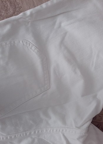 Beyaz Kadın kot pantolon - Görsel 6