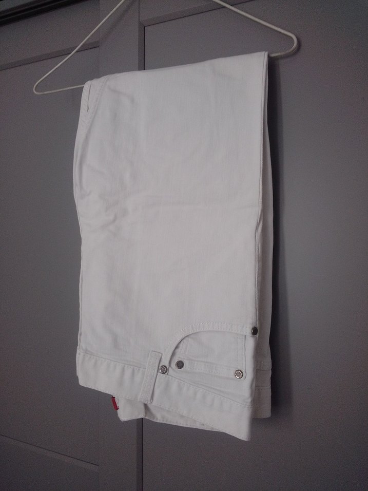 Beyaz Kadın kot pantolon - Görsel 2