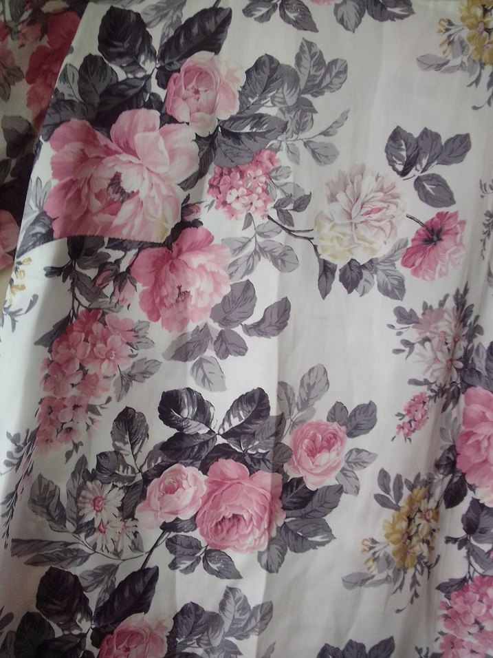 Pembe Çiçek Desenli Bohem Kadın Bluz - Görsel 5