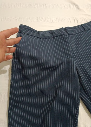 Koton çizgili kumaş pantolon - Görsel 4