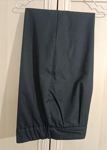 SUUD collection Siyah Kadın Kumaş Pantolon Kemerli - Görsel 2