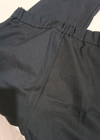 SUUD collection Siyah Kadın Kumaş Pantolon Kemerli - Görsel 9