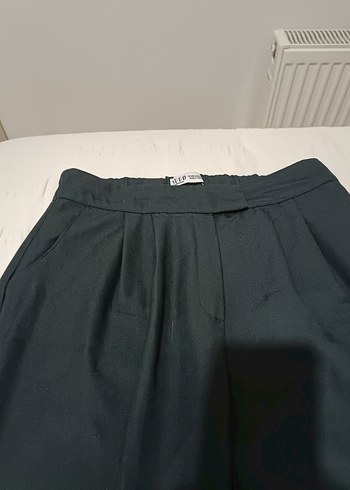 SUUD collection Siyah Kadın Kumaş Pantolon Kemerli - Görsel 5