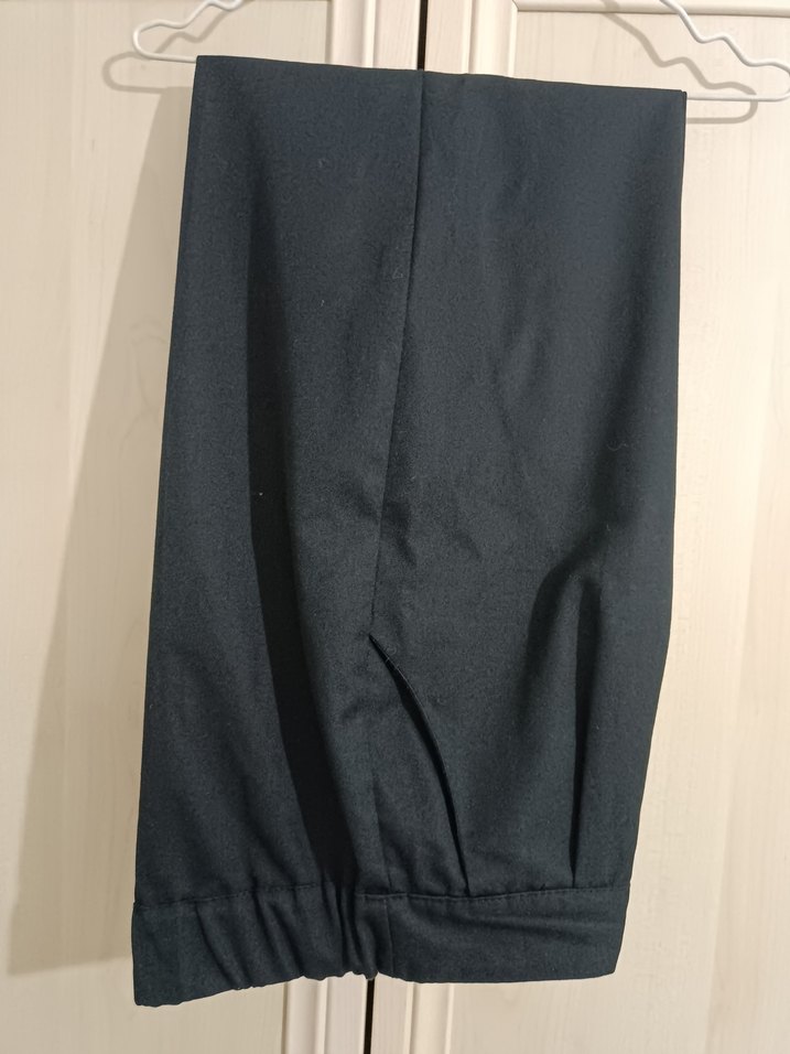 SUUD collection Siyah Kadın Kumaş Pantolon Kemerli - Görsel 2