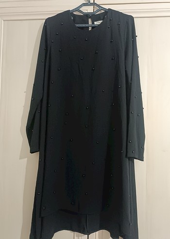 Siyah Uzun Kollu taş detaylı - Görsel 2