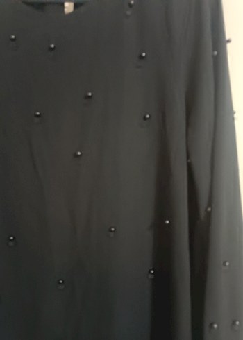 Siyah Uzun Kollu taş detaylı - Görsel 4