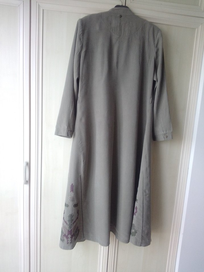 Keten tunik gömlek ferace - Görsel 2