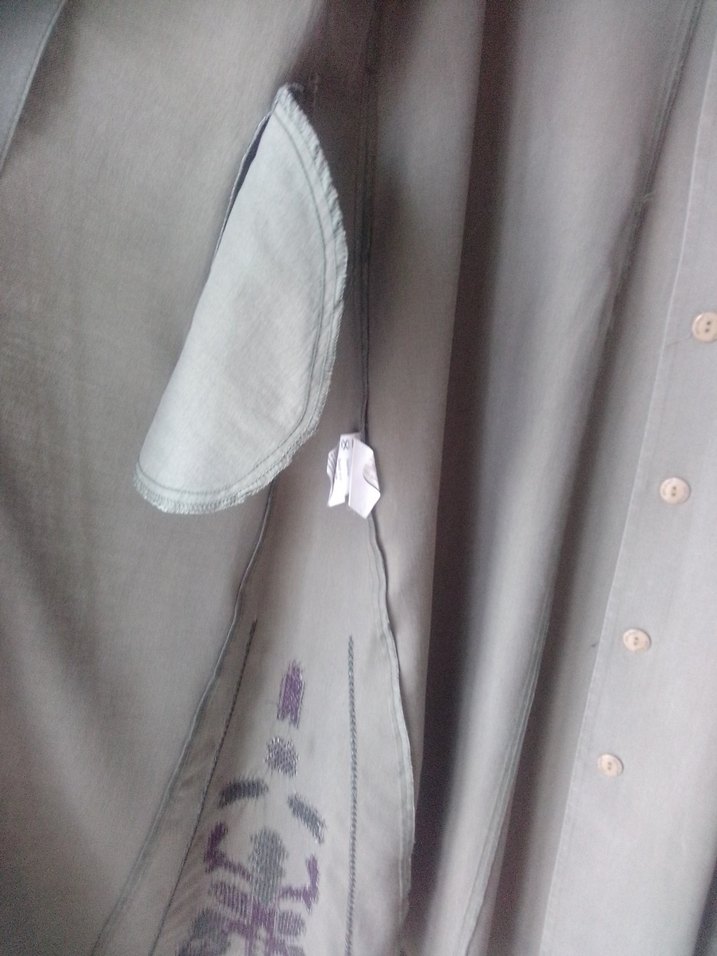 Keten tunik gömlek ferace - Görsel 4