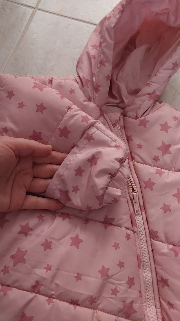 Pembe Yıldız Desenli Bebek Tulumu - Görsel 3