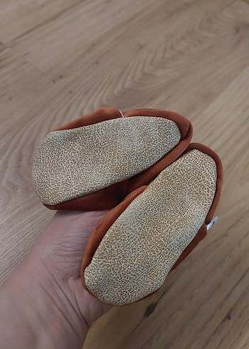 Düğmeli Erkek Bebek Süet Bot - Görsel 2