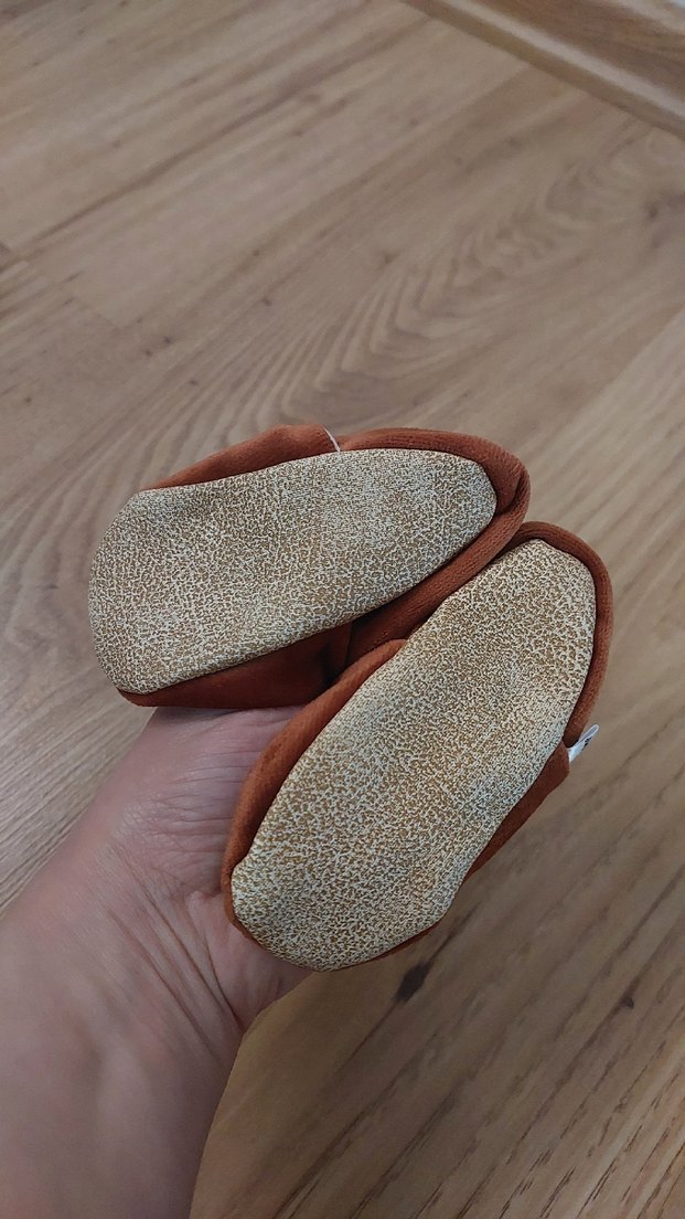 Düğmeli Erkek Bebek Süet Bot - Görsel 2