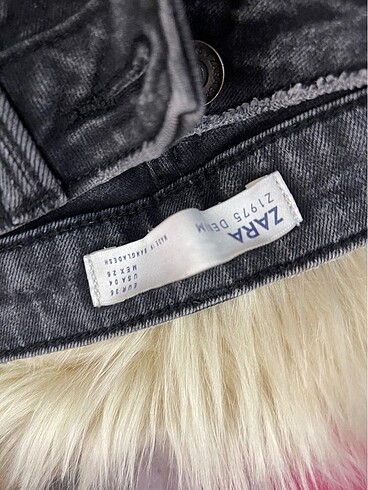 Zara Denim hafif likralı gri pantolon - Görsel 3