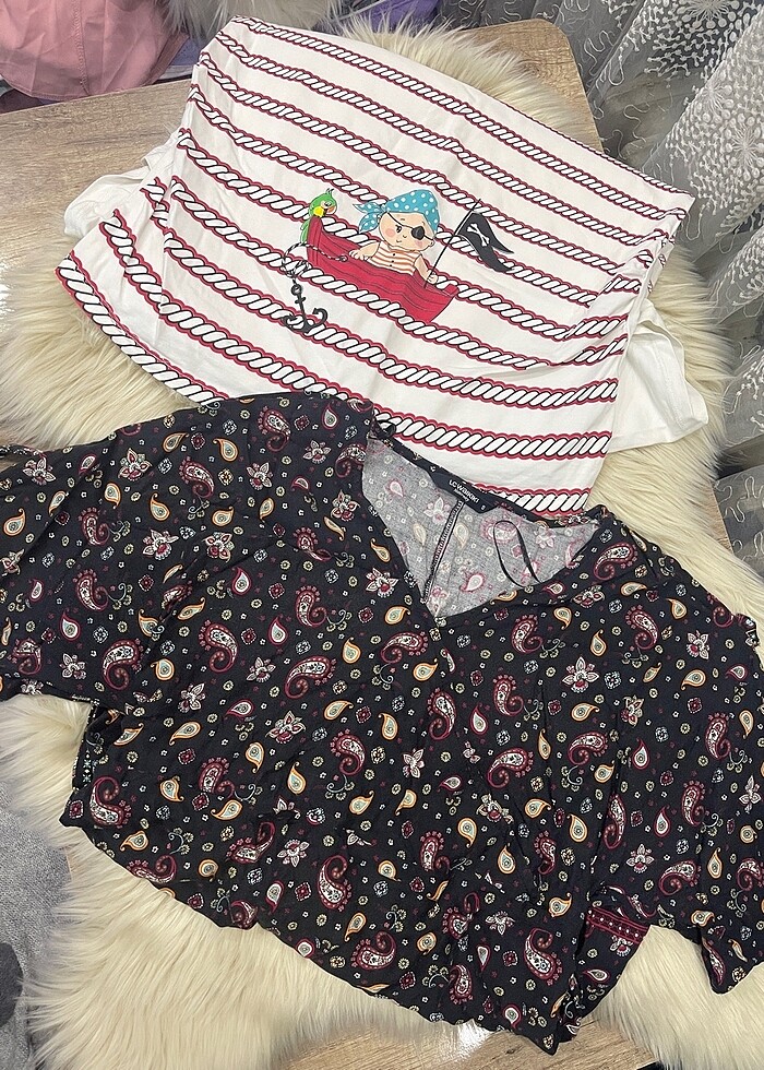 LC waikiki maternity 2 tshirt tişört - Görsel 3