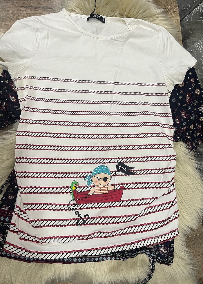 LC waikiki maternity 2 tshirt tişört - Görsel 5