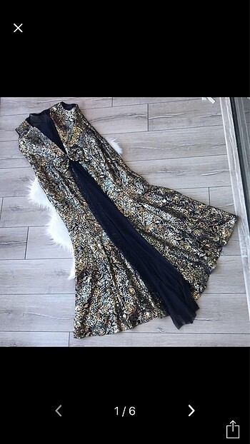 44 Beden Pullu Balık Elbise - Görsel 5