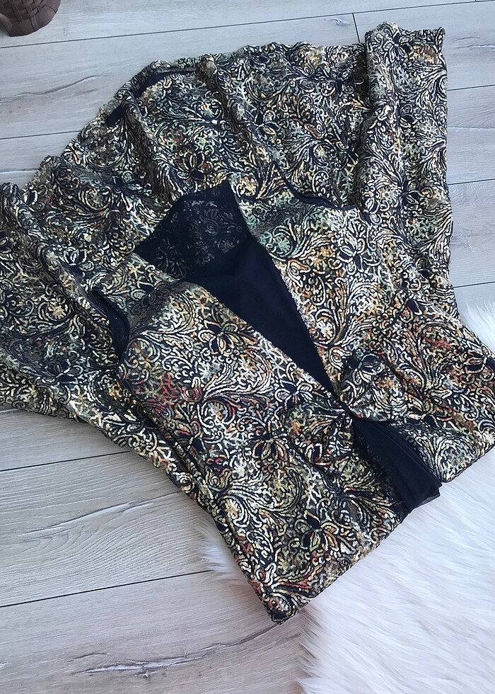 44 Beden Pullu Balık Elbise - Görsel 2