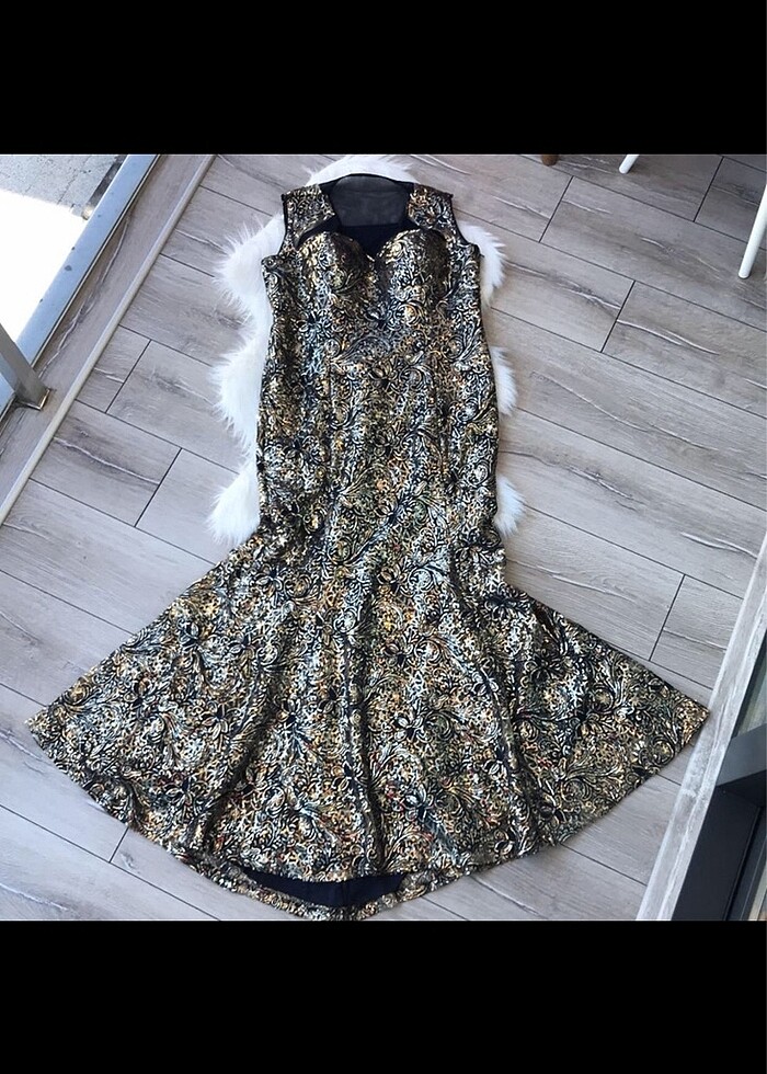 44 Beden Pullu Balık Elbise - Görsel 3