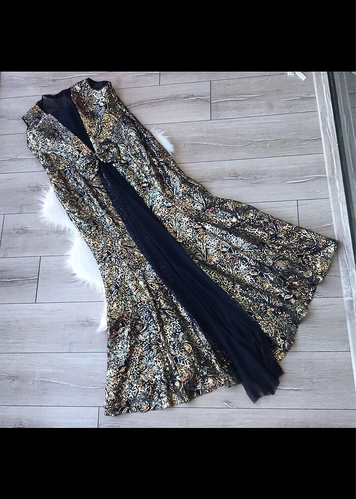 44 Beden Pullu Balık Elbise - Görsel 5