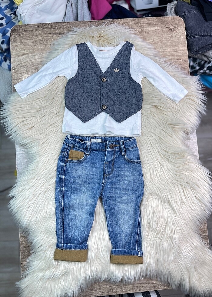 Mango Jean pantolon Tshirt hediyeli - Görsel 2