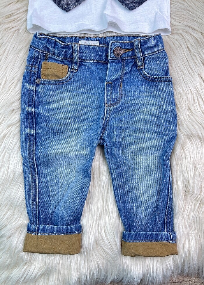 Mango Jean pantolon Tshirt hediyeli - Görsel 3