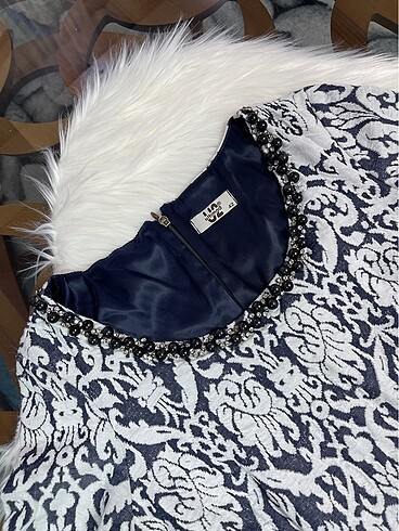 Desenli kısa elbise 42 beden - Görsel 4