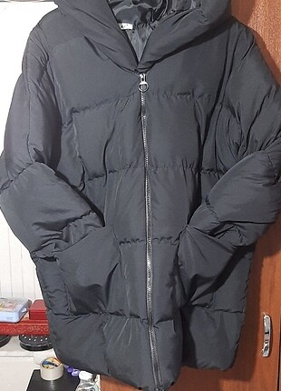 Kapsonlu şişme mont