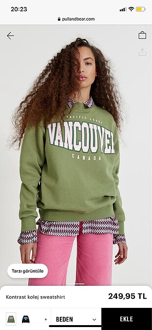 Baskılı Sweatshirt