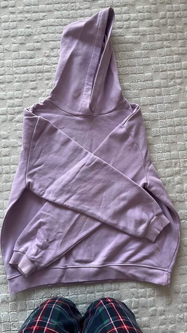 Mor Salaş Kadın Sweatshirt - Görsel 3