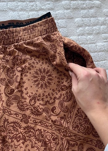 Bohem Tarzı Kahverengi eşofman - Görsel 6