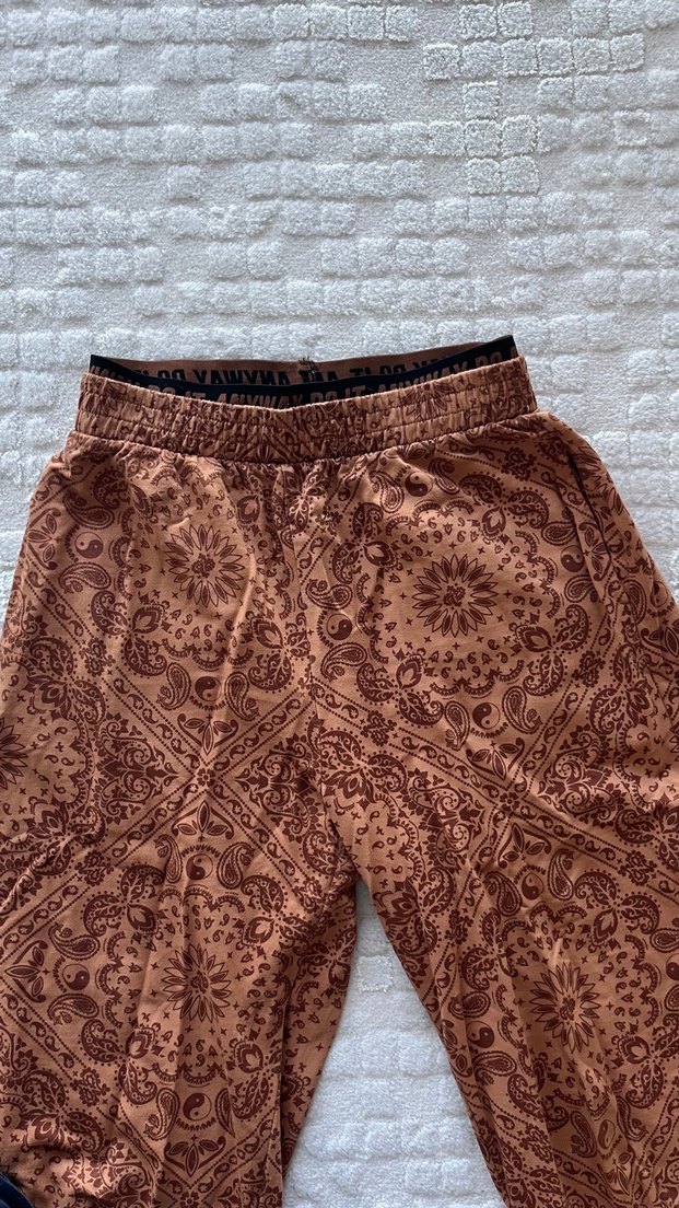 Bohem Tarzı Kahverengi eşofman - Görsel 4