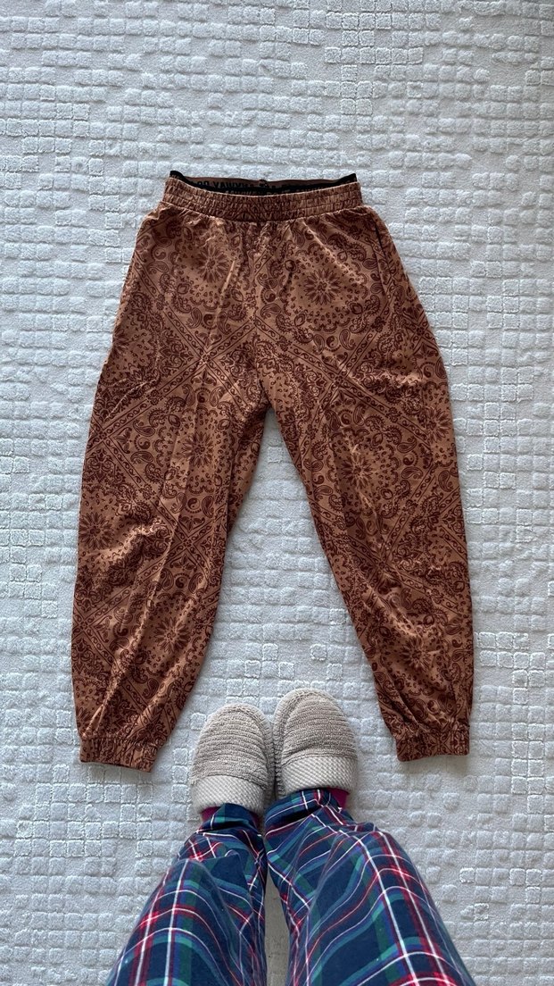 Bohem Tarzı Kahverengi eşofman - Görsel 2