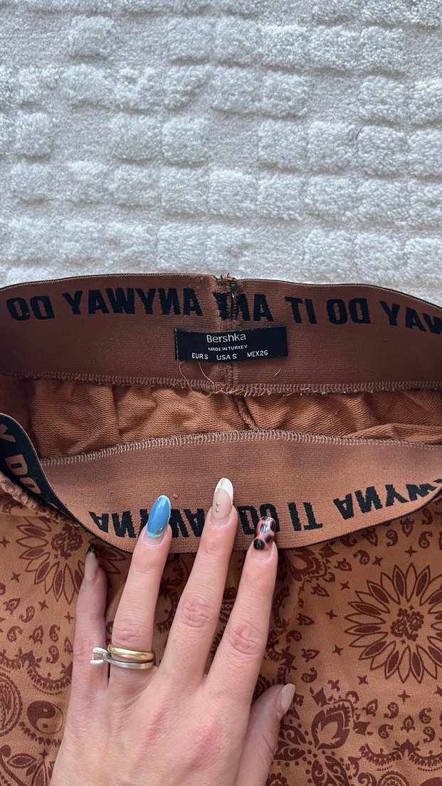 Bohem Tarzı Kahverengi eşofman - Görsel 3