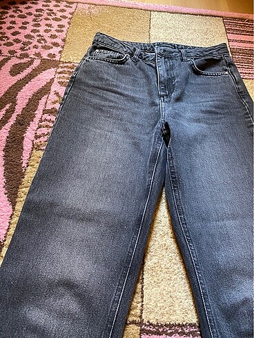 36 Beden gri Renk Gri straight jean
