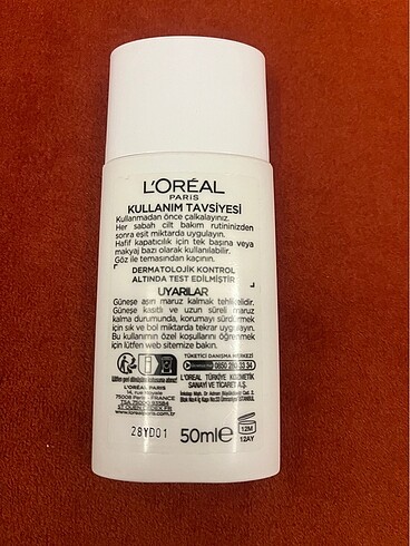 L'Oréal Paris L?Oréal Paris Bright Reveal Renkli Yüz Güneş Kremi