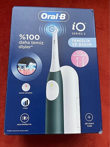 Oral-b İo2 yeşil şarjlı diş fırçası