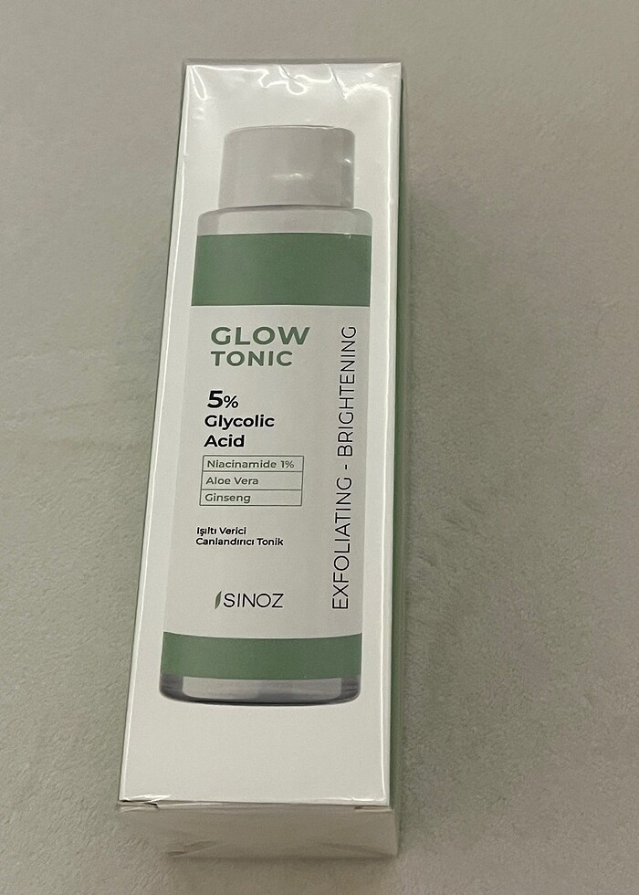 Sinoz glow tonic glikolik asit R00 ml - Görsel 2