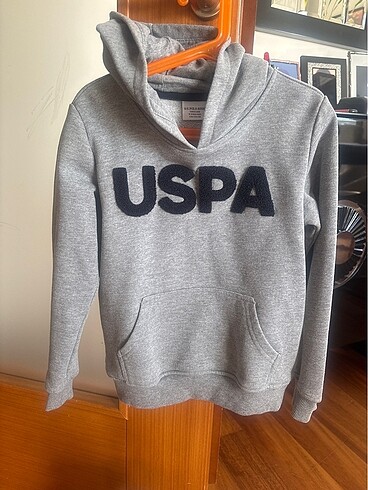 USPA cocuk kapusonlu sweatshirt