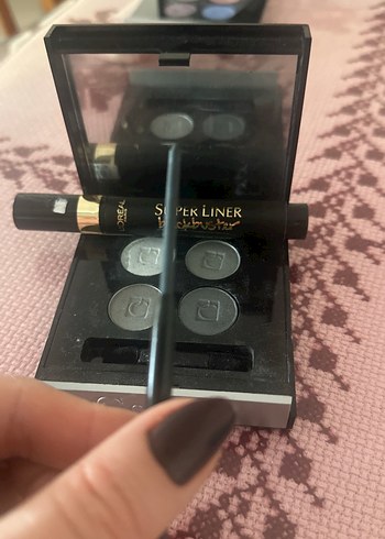 Gri Göz Farı +Loreal süperliner+smokeyDIAMOND - Görsel 2