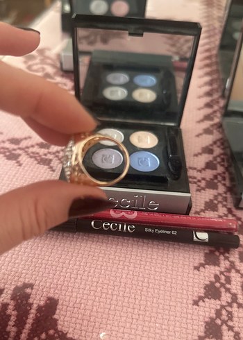 Cecile 4 far 402+kalemler+yüzük - Görsel 5