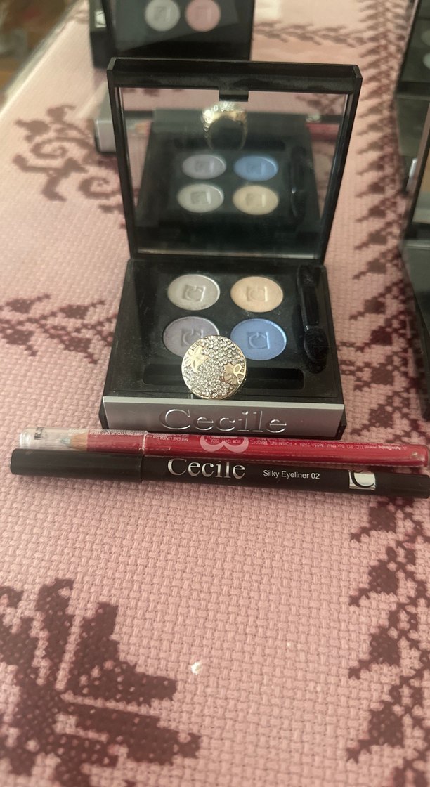 Cecile 4 far 402+kalemler+yüzük - Görsel 2