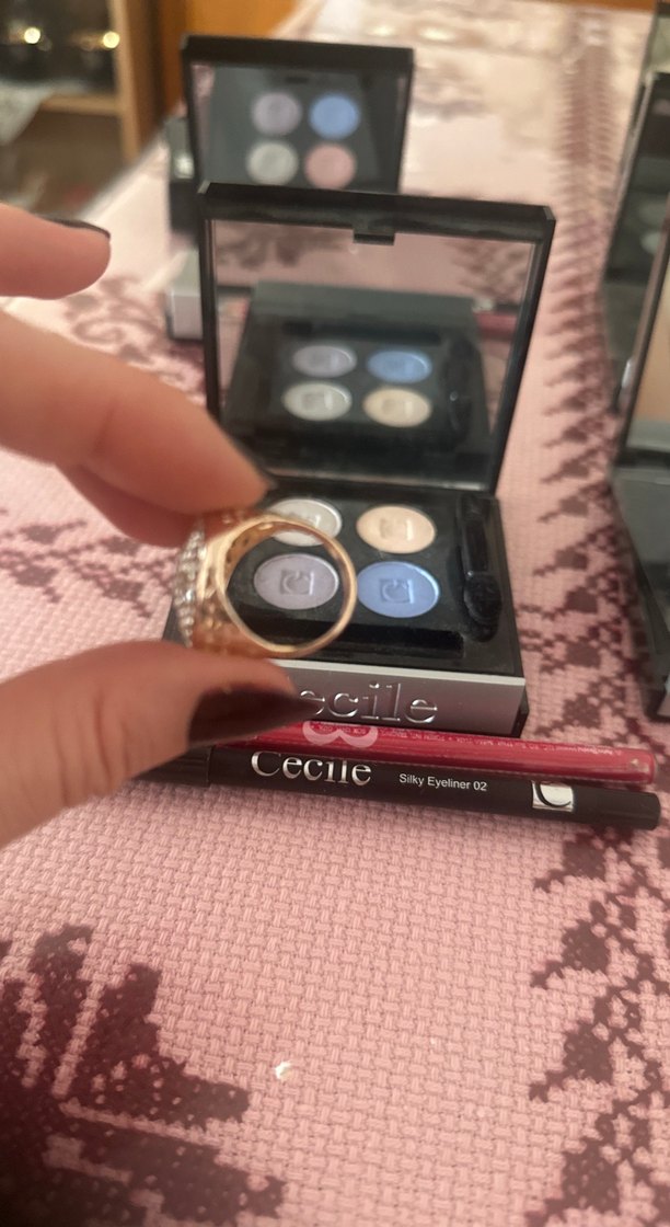 Cecile 4 far 402+kalemler+yüzük - Görsel 5